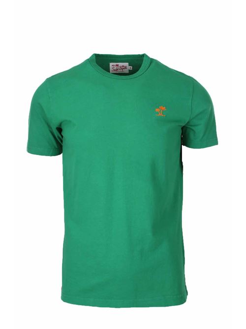 T-shirt mezza manica ricamo Palm Saint Barth MC2 | TShirt | DOVERPALM57